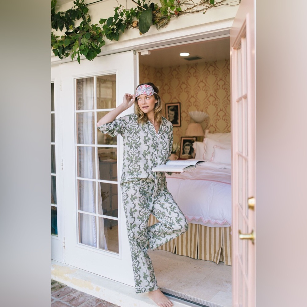 Julia Amory Spruce Jardin Pajama Set